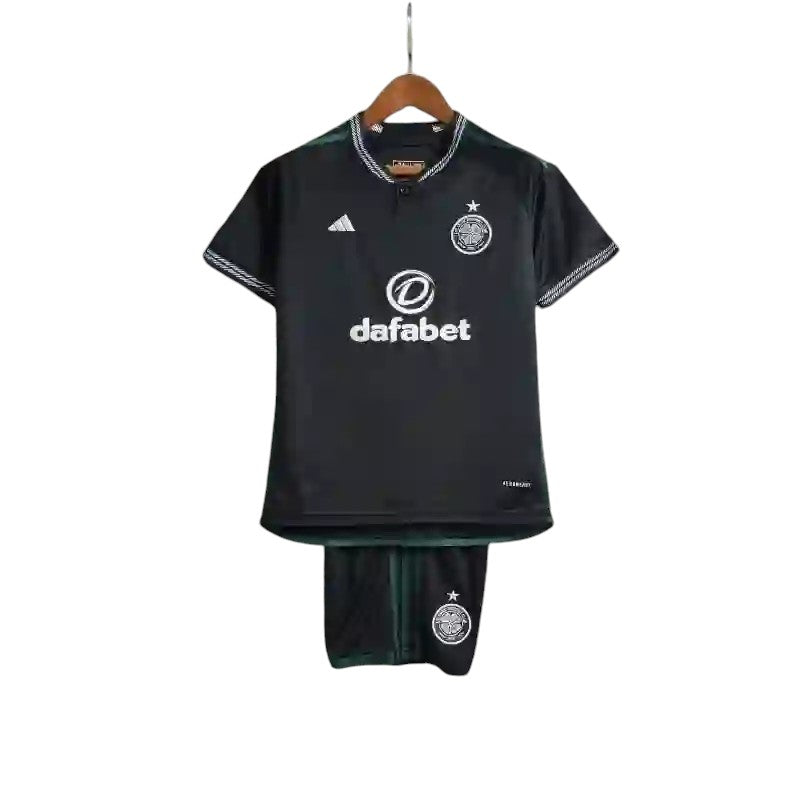 Celtic Away Kids Kit 2023/2024 - Retro Shirt Stories