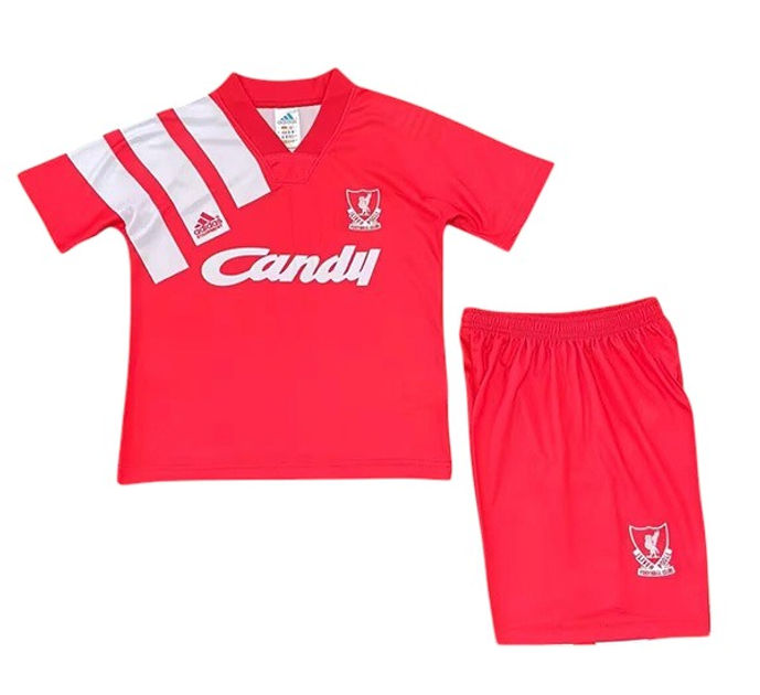 Retro Liverpool Home Kids Kit 1991/1992 - Retro Shirt Stories