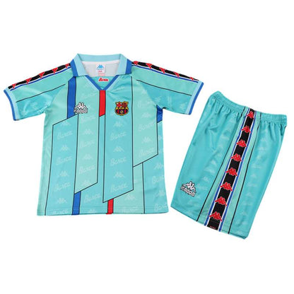Retro Barcelona Away Kids Kit 1995/1997 - Retro Shirt Stories
