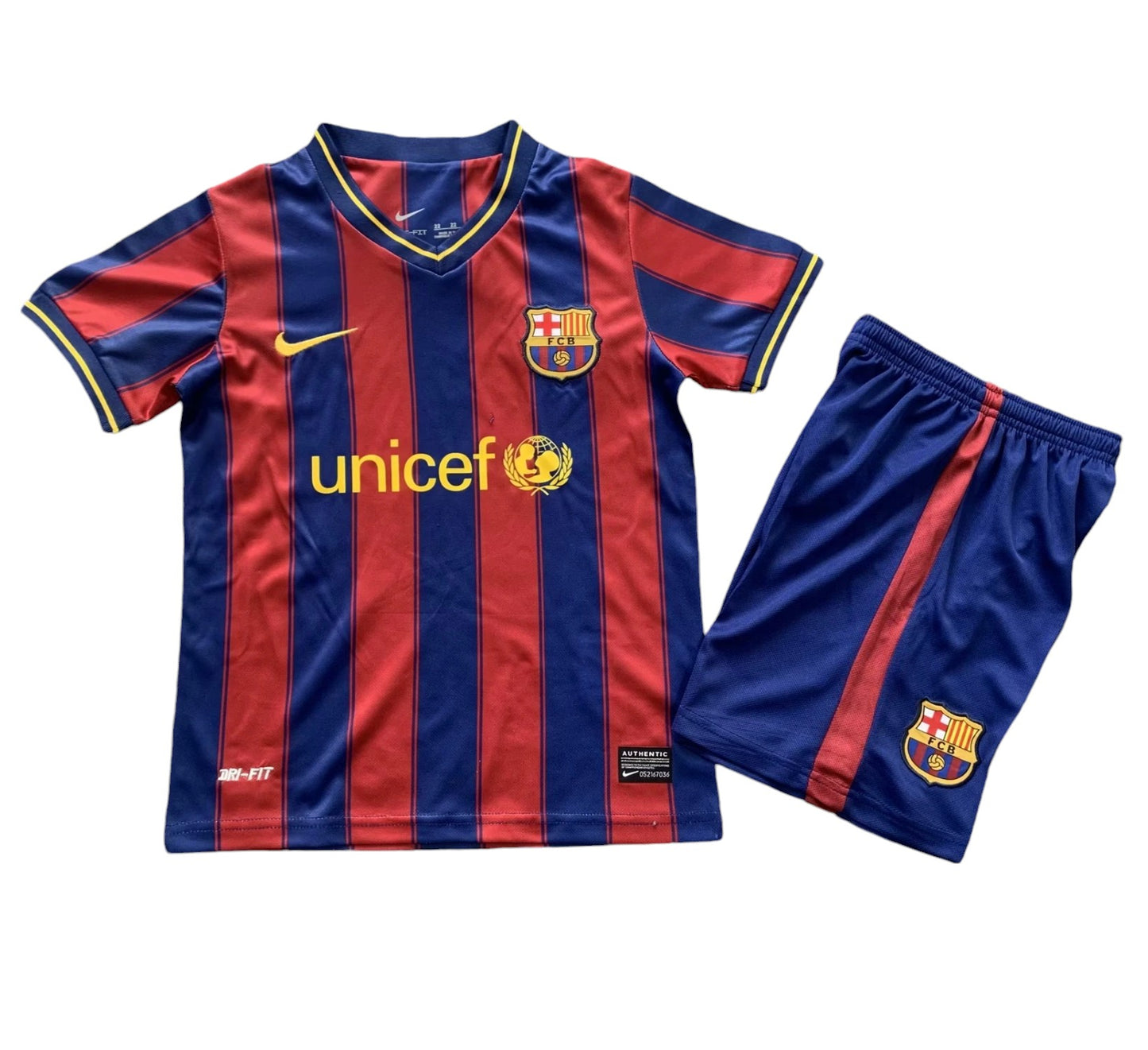 Retro Barcelona Home Kids Kit 2009/2010 - Retro Shirt Stories