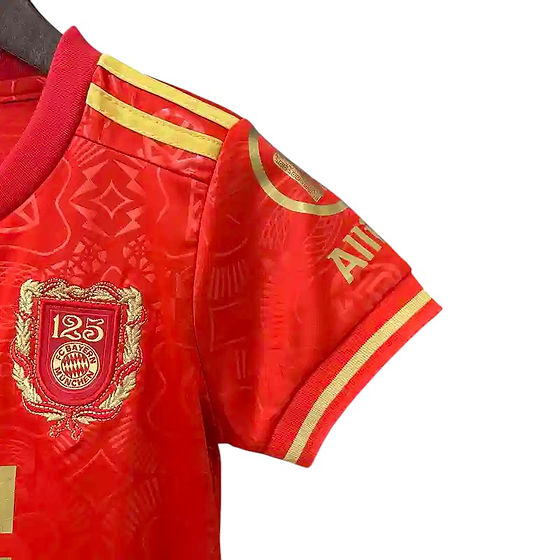 Bayern Munich Home Kids Kit 125th Anniversary Edition - Retro Shirt Stories