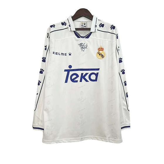 Retro Real Madrid Home LS Shirt 1994/1996 - Time Warp Kits