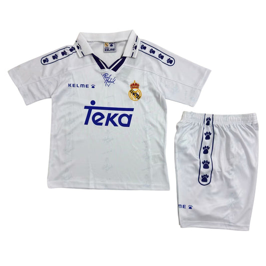 Retro Real Madrid Home Kids Kit 1994/1996 - Retro Shirt Stories