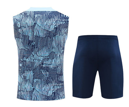 PSG 2024/2025 Training Vest Kit Navy - Retro Shirt Stories