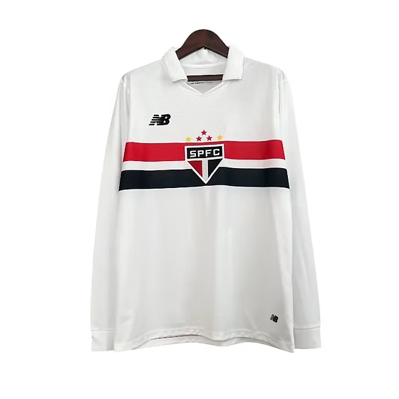 Sao Paulo LS Home Shirt 2024/2025 - Retro Shirt Stories