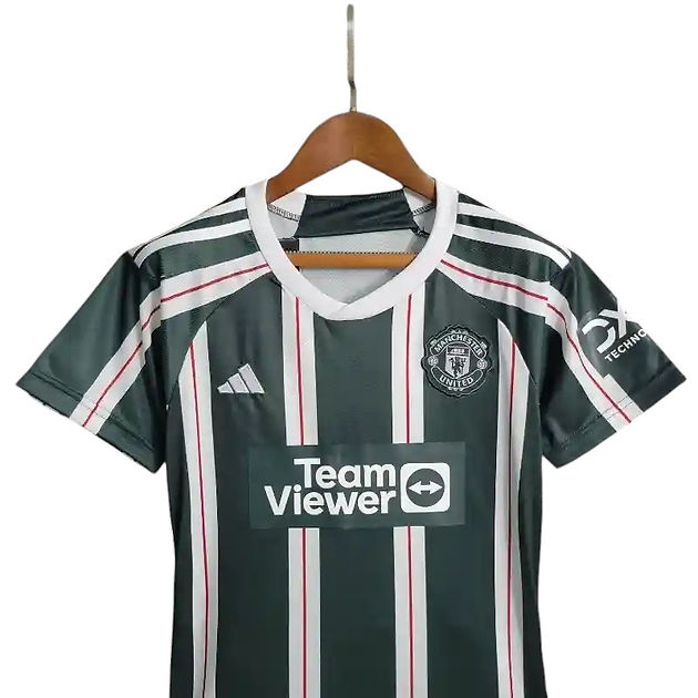 Manchester United Away Kids Kit 2023/2024 - Retro Shirt Stories