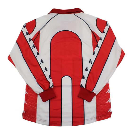 Retro Red Star Belgrade LS Home Shirt 1990/1991 - Retro Shirt Stories