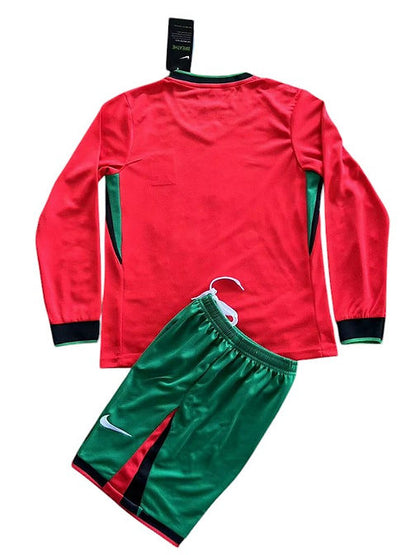 Portugal LS Home Kids Kit 2024 - Retro Shirt Stories