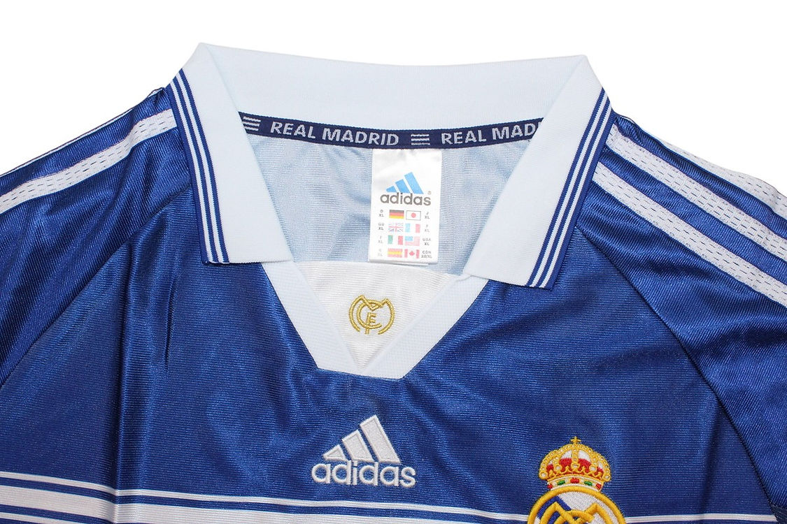 Retro Real Madrid Away LS Shirt 1998/1999 - Time Warp Kits