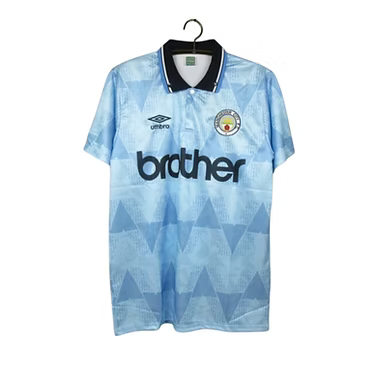 Retro Manchester City Home Shirt 1988/1990 - Retro Shirt Stories