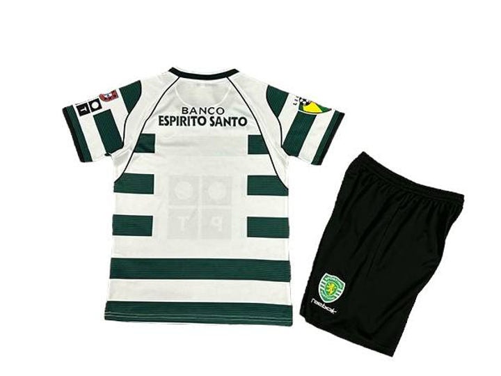 Retro Sporting Lisbon Home Kids Kit 2001/2003 - Retro Shirt Stories