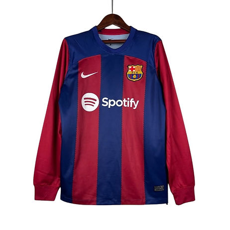 Barcelona LS Home Shirt 2023/2024 - Retro Shirt Stories