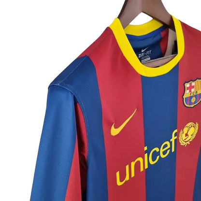Retro Barcelona LS Home Shirt 2010/2011 - Retro Shirt Stories