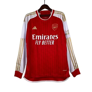 Arsenal LS Home Shirt 2023/2024 - Time Warp Kits