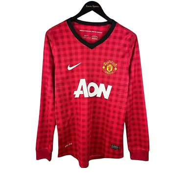 Retro Manchester United LS Home Shirt 2012/2013 - Retro Shirt Stories
