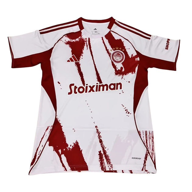 Olympiacos Away Shirt 2025/2026 - Retro Shirt Stories