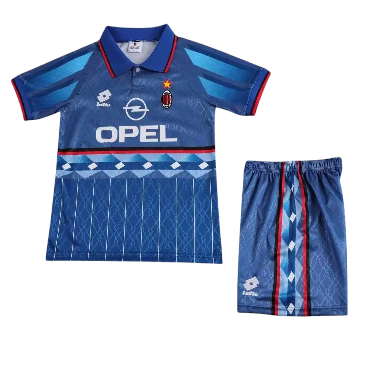 Retro AC Milan Away Kids Kit 1995/1996 - Retro Shirt Stories