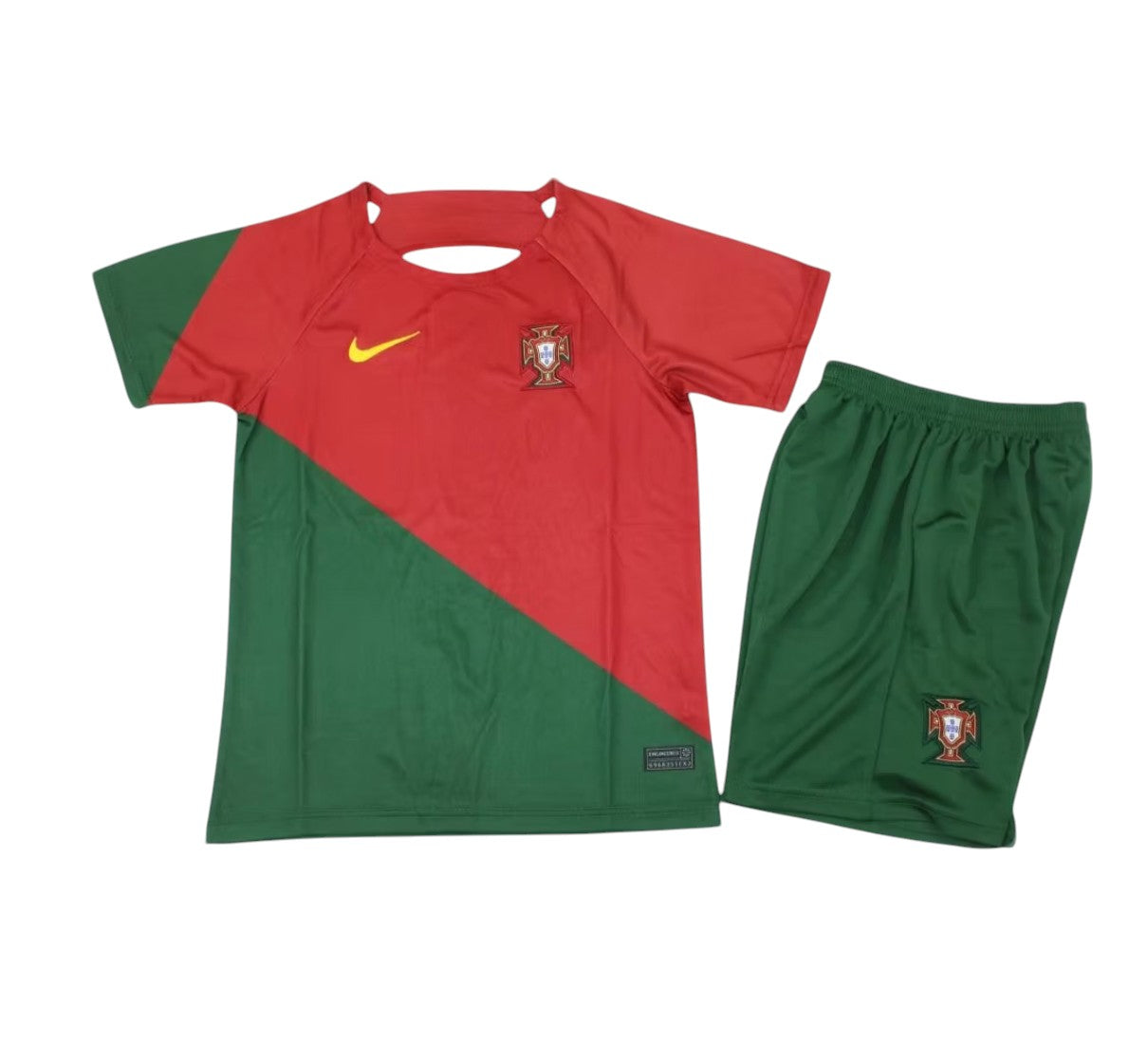 Portugal Home Kids Kit 2022 - Retro Shirt Stories