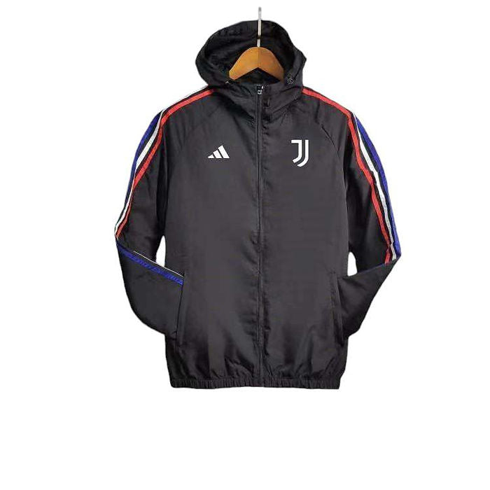 Juventus 2024/2025 Windbreaker Jacket Black - Retro Shirt Stories