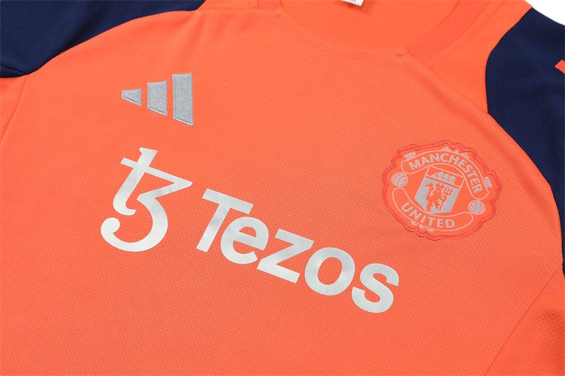 Manchester United 2024/2025 Kids Training Kit Orange - Retro Shirt Stories
