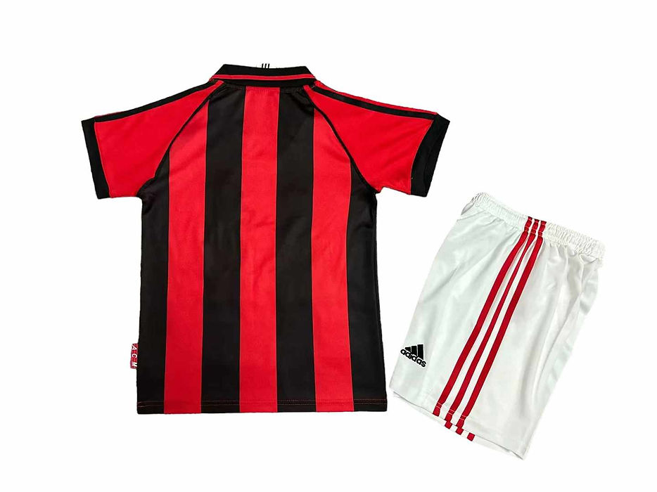 Retro AC Milan Home Kids Kit 1998/1999 - Retro Shirt Stories