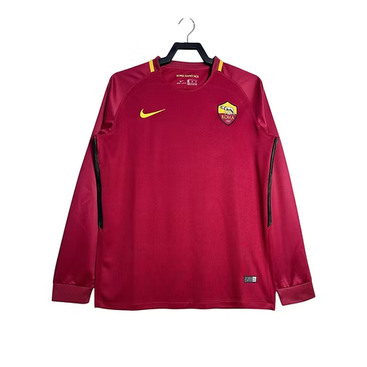 Retro Roma LS Home Shirt 2017/2018 - Retro Shirt Stories