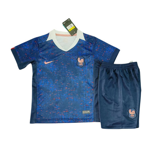 France Home Kids Kit 2025 - Retro Shirt Stories