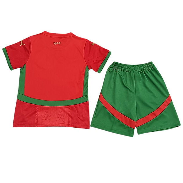 Morocco Home Kids Kit 2024 - Retro Shirt Stories