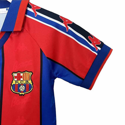 Retro Barcelona Home Kids Kit 1995/1997 - Retro Shirt Stories