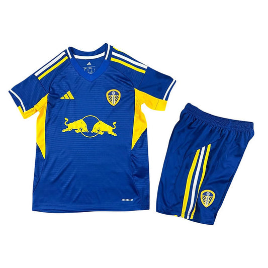 Leeds Away Kids Kit 2025/2026 - Retro Shirt Stories