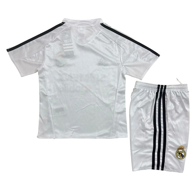 Retro Real Madrid Home Kids Kit 2004/2005 - Retro Shirt Stories