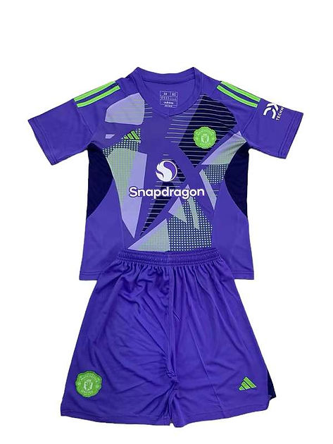 Manchester United GK Kids Kit 2024/2025 - Retro Shirt Stories