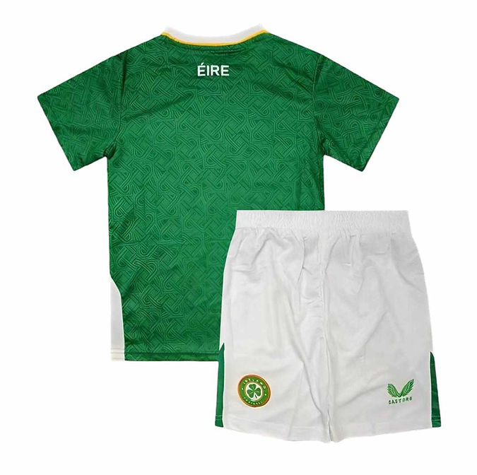 Republic of Ireland Home Kids Kit 2024 - Retro Shirt Stories