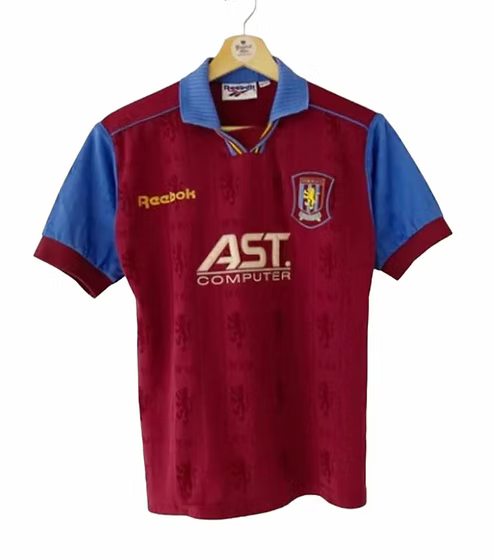 Retro Aston Villa Home Shirt 1995/1996 - Time Warp Kits