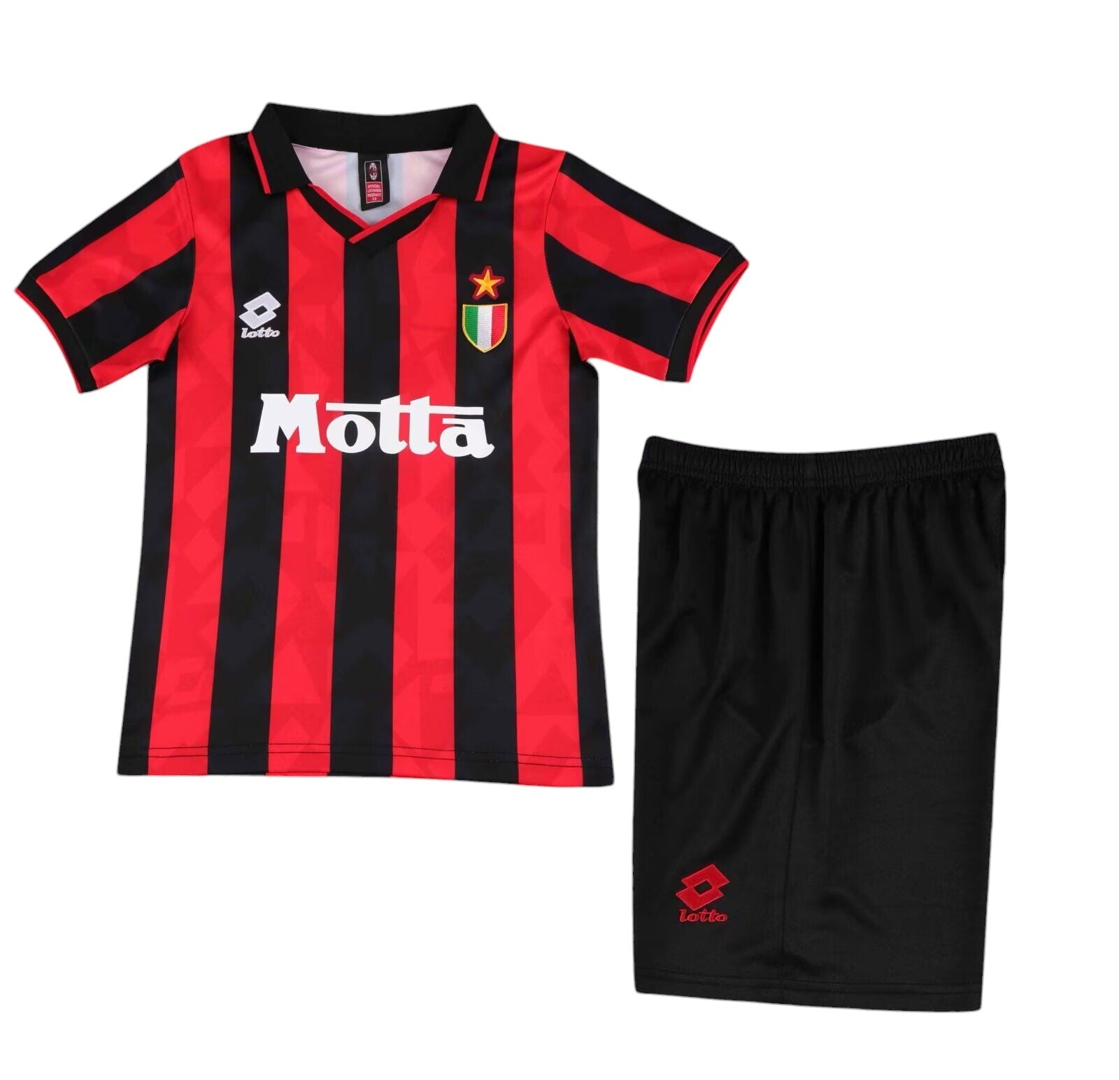 Retro AC Milan Home Kids Kit 1993/1994 - Retro Shirt Stories
