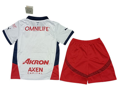 Chivas Away Kids Kit 2024/2025 - Retro Shirt Stories