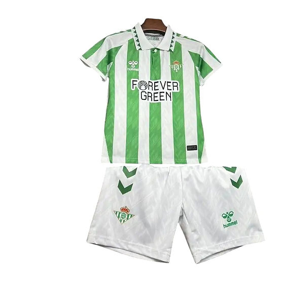 Real Betis Home Kids Kit 2024/2025 - Retro Shirt Stories