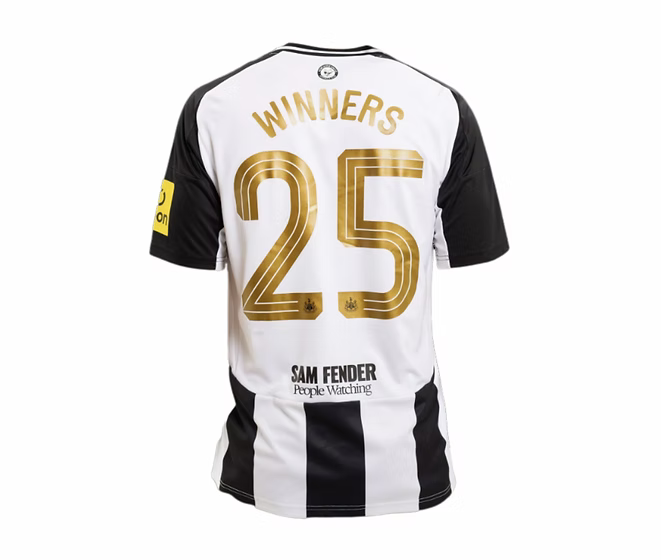 Newcastle Home Shirt 2024/2025 Carabao Cup Final Winners 25 Edition - Retro Shirt Stories