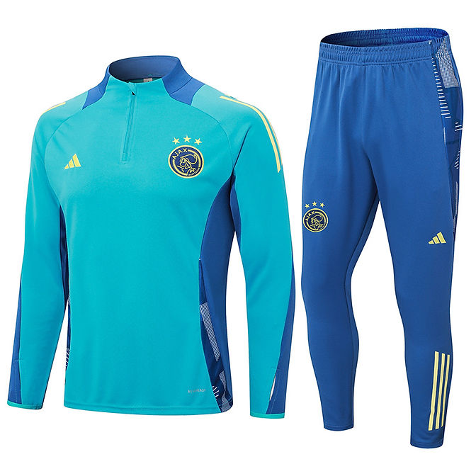 Ajax Long Sleeve 2024/2025 Training Kit Blue - Retro Shirt Stories