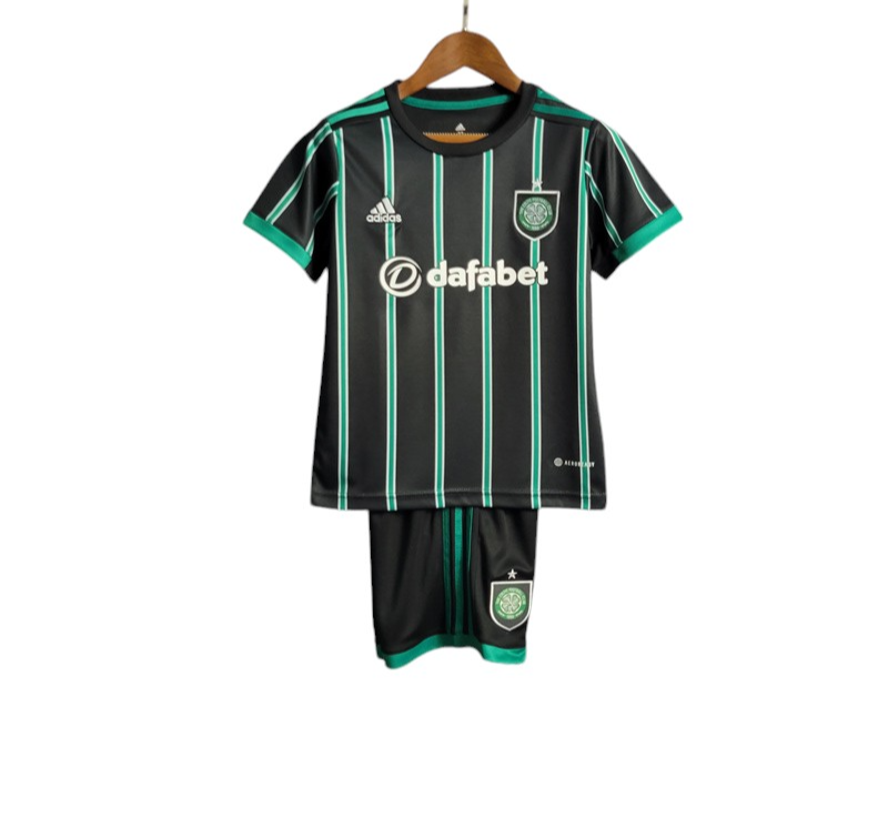 Celtic Away Kids Kit 2022/2023 - Retro Shirt Stories