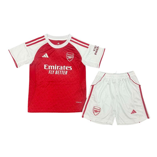 Arsenal Home Kids Kit 2025/2026 - Retro Shirt Stories