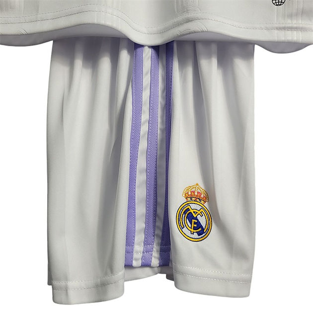 Real Madrid Home Kids Kit 2022/2023 - Retro Shirt Stories
