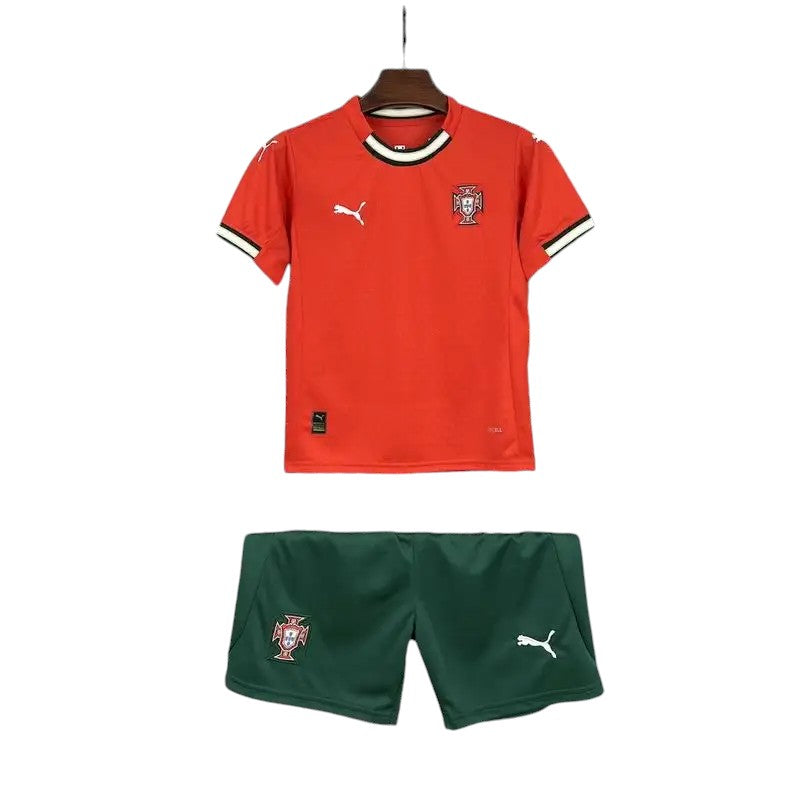 Portugal Home Kids Kit 2025 - Retro Shirt Stories