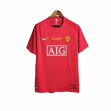 Retro Manchester United Home Shirt CL Final Edition 2007/2008 - Retro Shirt Stories