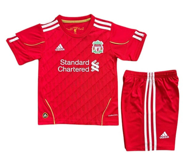 Retro Liverpool Home Kids Kit 2010/2011 - Retro Shirt Stories