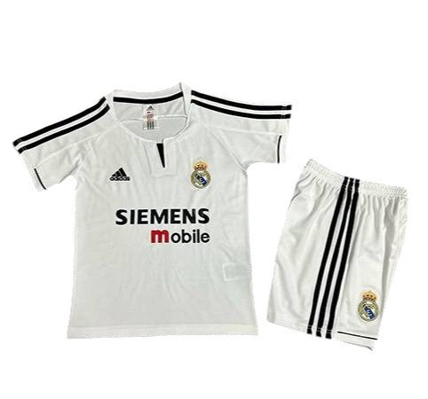 Retro Real Madrid Home Kids Kit 2003/2004 - Retro Shirt Stories